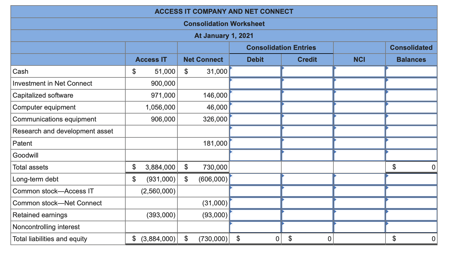 Solved On January 1, 2021, Access It Company Exchanged 