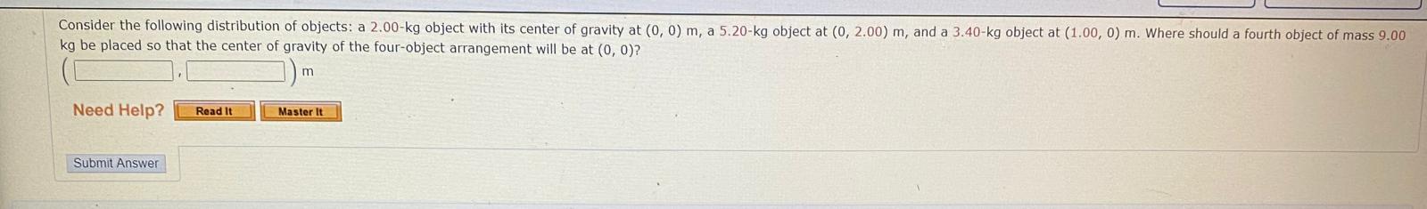 Solved Consider the following distribution of objects: a | Chegg.com