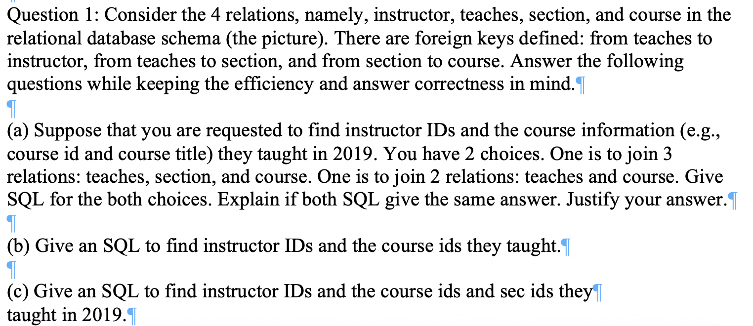Solved It is important to note that all questions need to be | Chegg.com