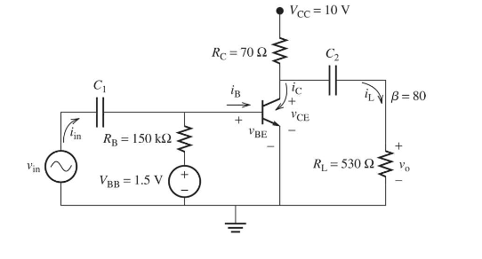 Solved Find Av (voltage gain), Ai (current gain), Ri (input | Chegg.com