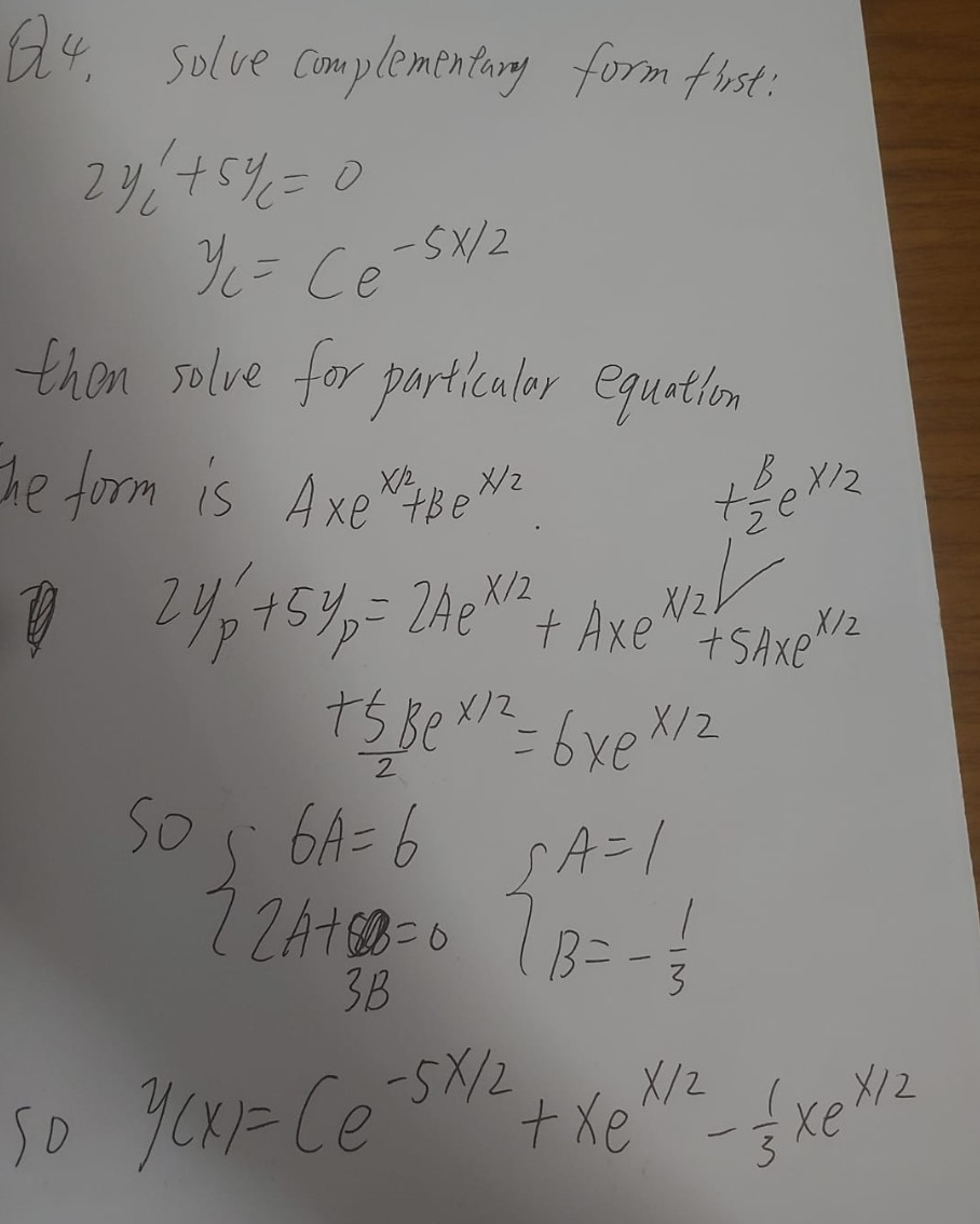 Solved 4. (12 points) Solve the differential equation 2y + | Chegg.com
