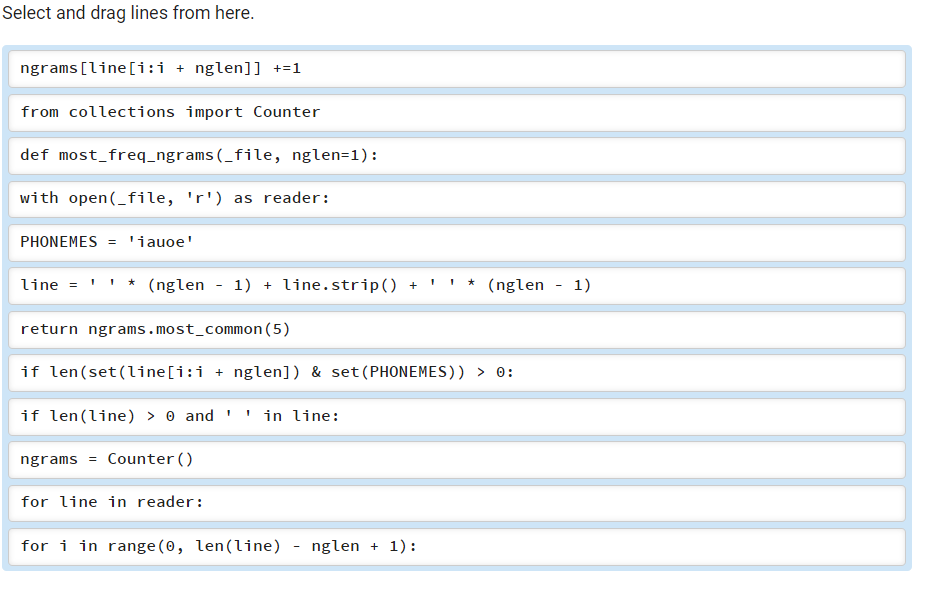 Solved An ngram is a sequence of symbols (such as | Chegg.com