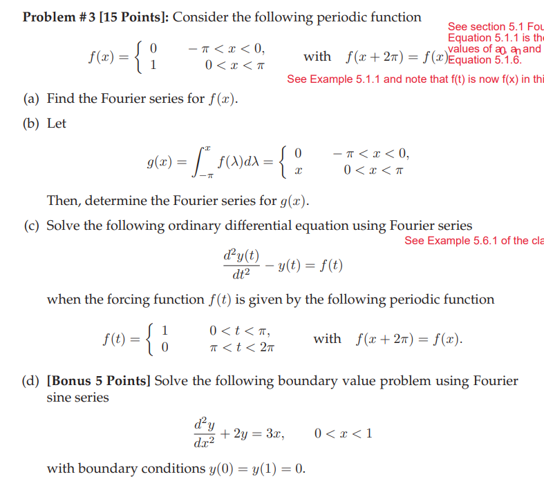 Solved Problem \# 3 [15 Points]: Consider The Following | Chegg.com