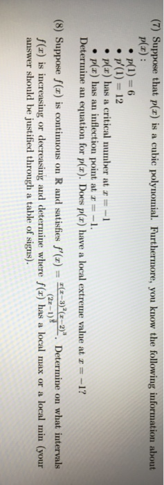 Solved I’ve been stuck on both 7 and 8 for an hour now and | Chegg.com