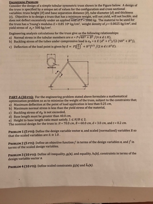 Consider The Design Of A Simple Tubular Symmetric 