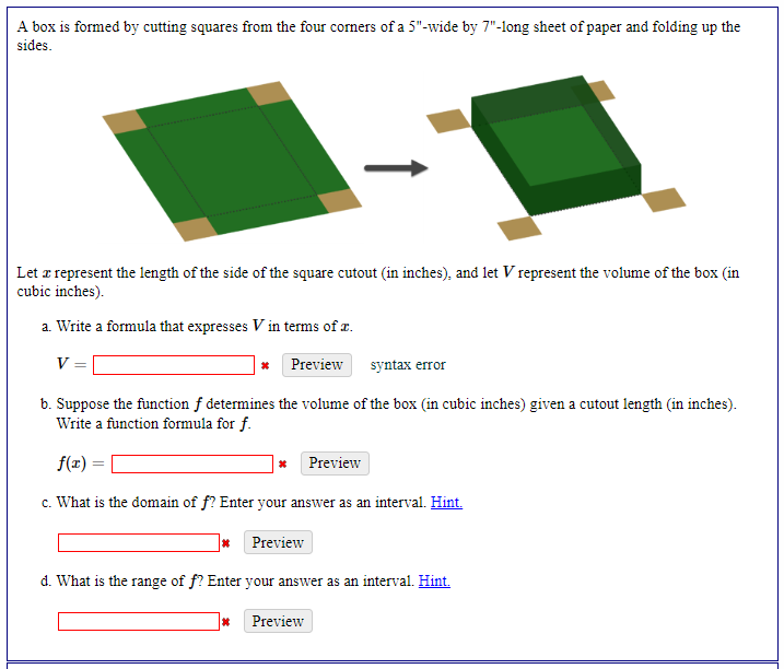 solved-a-box-is-formed-by-cutting-squares-from-the-four-chegg