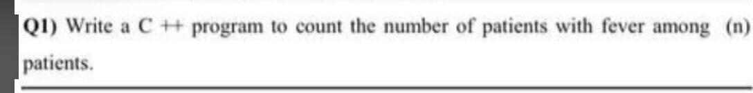 Solved Q1) Write a C ++ program to count the number of | Chegg.com