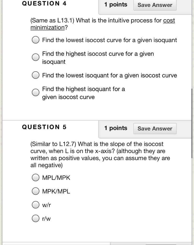Solved QUESTION 4 1 points Save Answer (Same as L13.1) What | Chegg.com