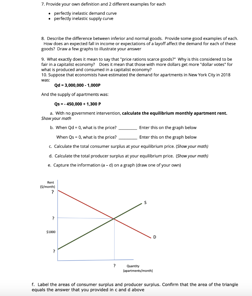 Solved 4. Draw a graph to illustrate each of the following | Chegg.com