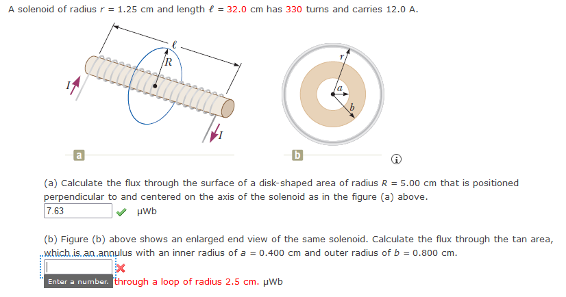 Solved A Solenoid Of Radius R = 1.25 Cm And Length ℓ = 32.0 | Chegg.com