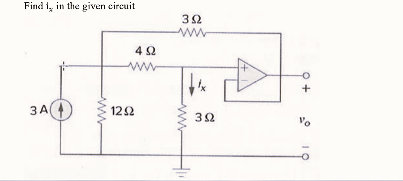 Solved Find ir in the given circuit | Chegg.com