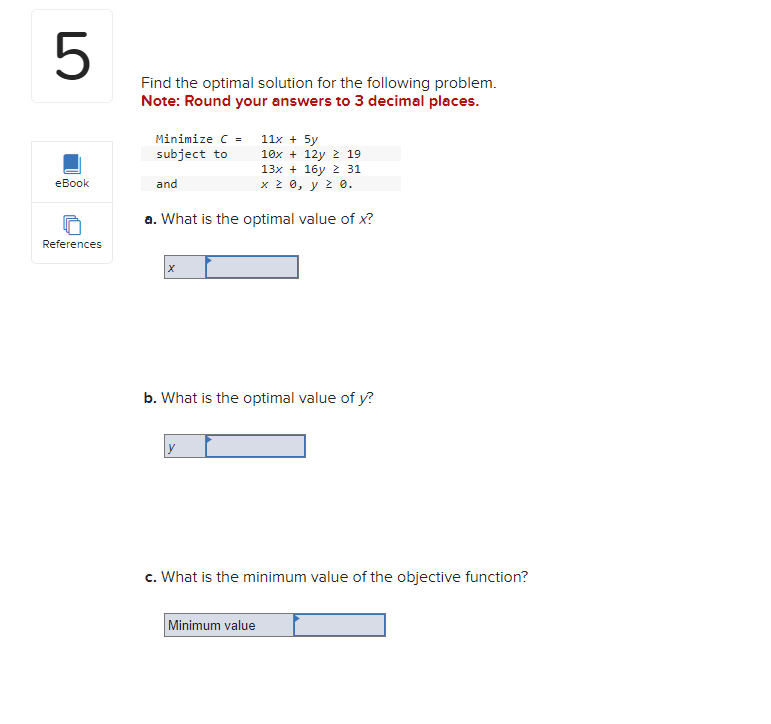 Solved Find the optimal solution for the following problem. | Chegg.com