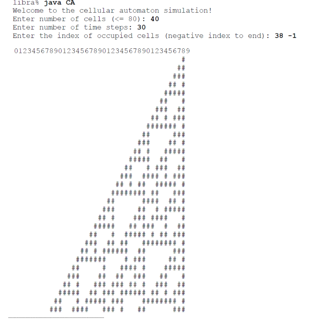 Solved Cell Automation JAVA: Finish the code: import | Chegg.com