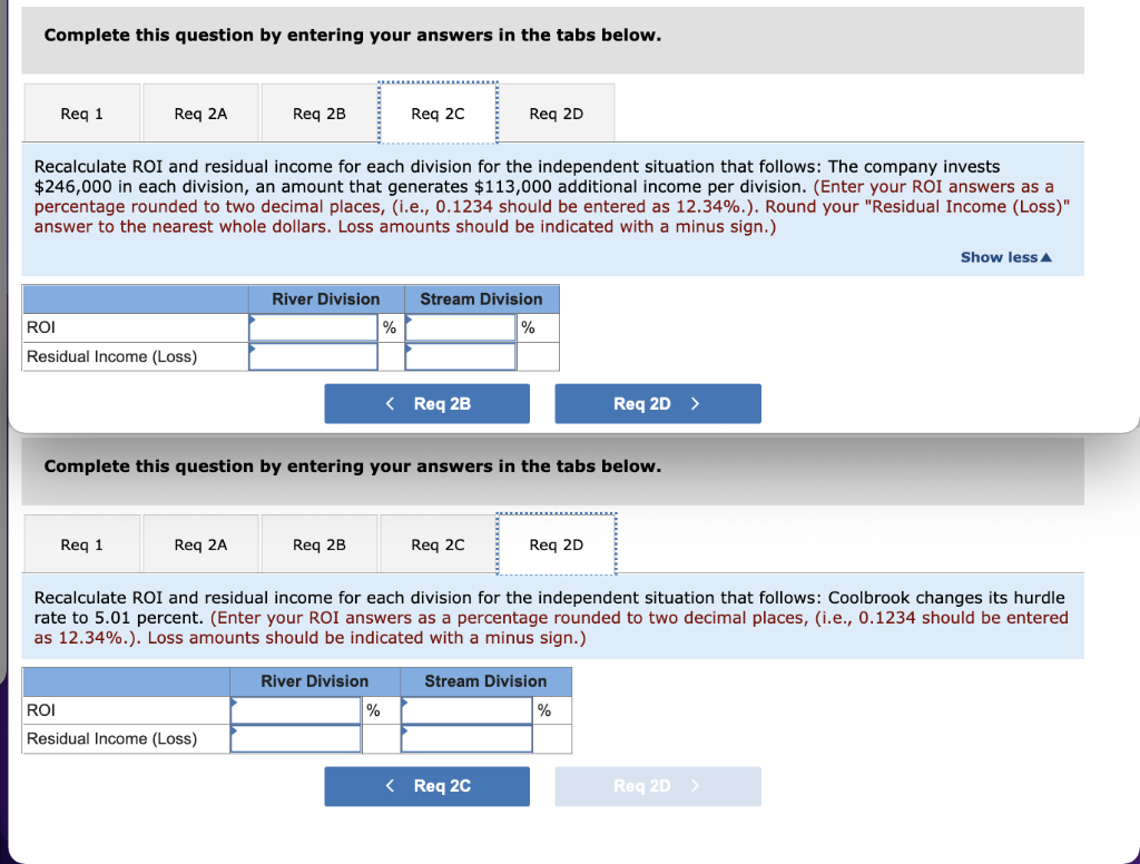Solved Please answer all parts of the questions and complete | Chegg.com