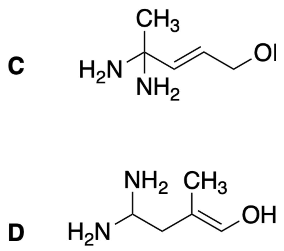 Solved Based on the formula (H2N)2C(CH3)CHCHCH2OH, which of | Chegg.com