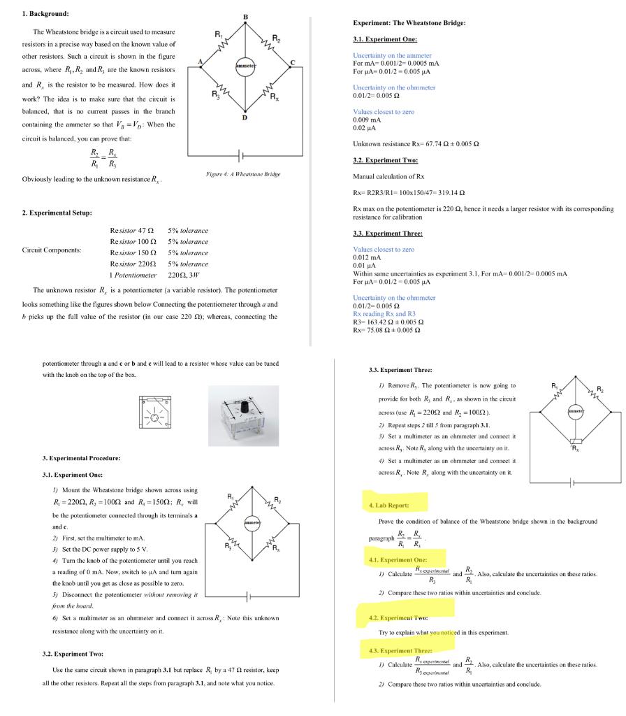 Solved please solve the highlighted parts using excel the | Chegg.com