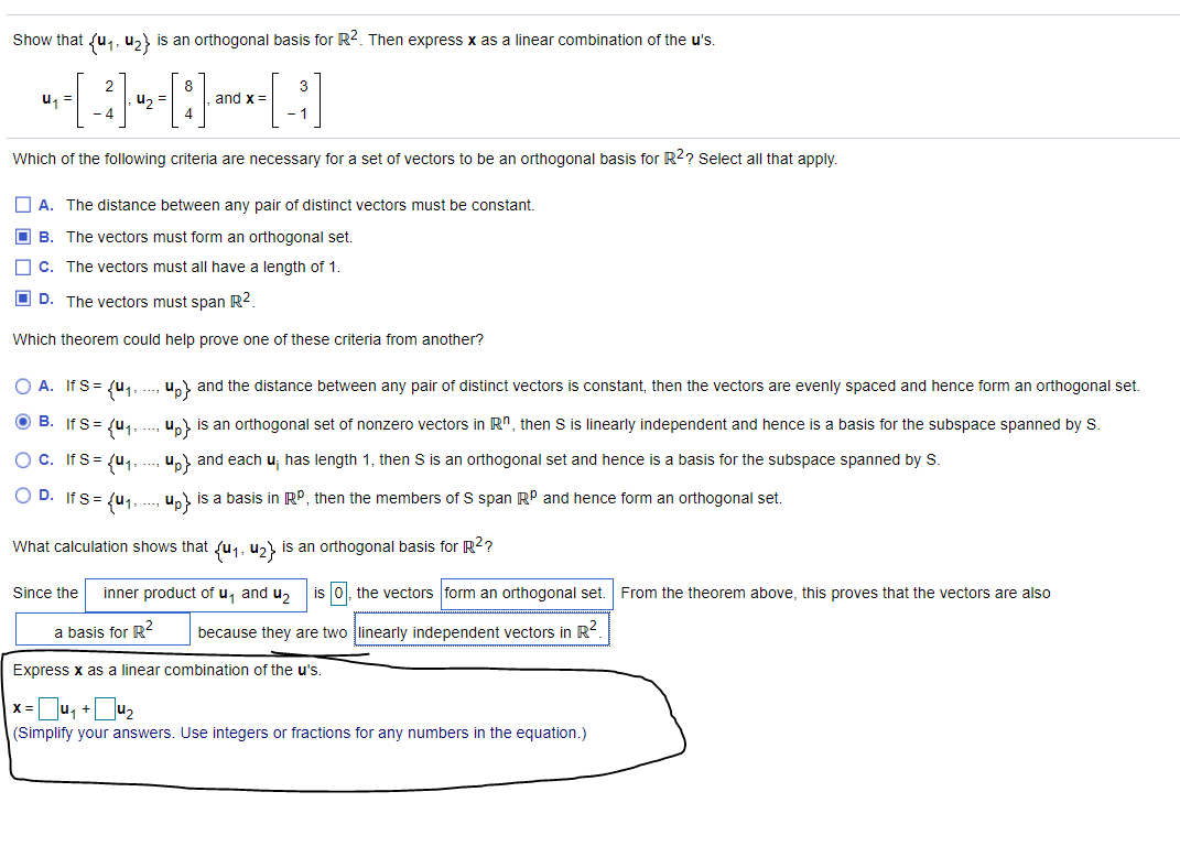 Solved i only need the answer for the last part of the | Chegg.com