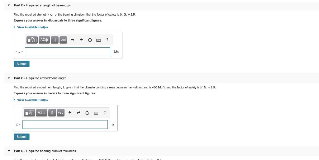 Solved -ઇનના માજી પ્રમ- To determine design factors of a | Chegg.com