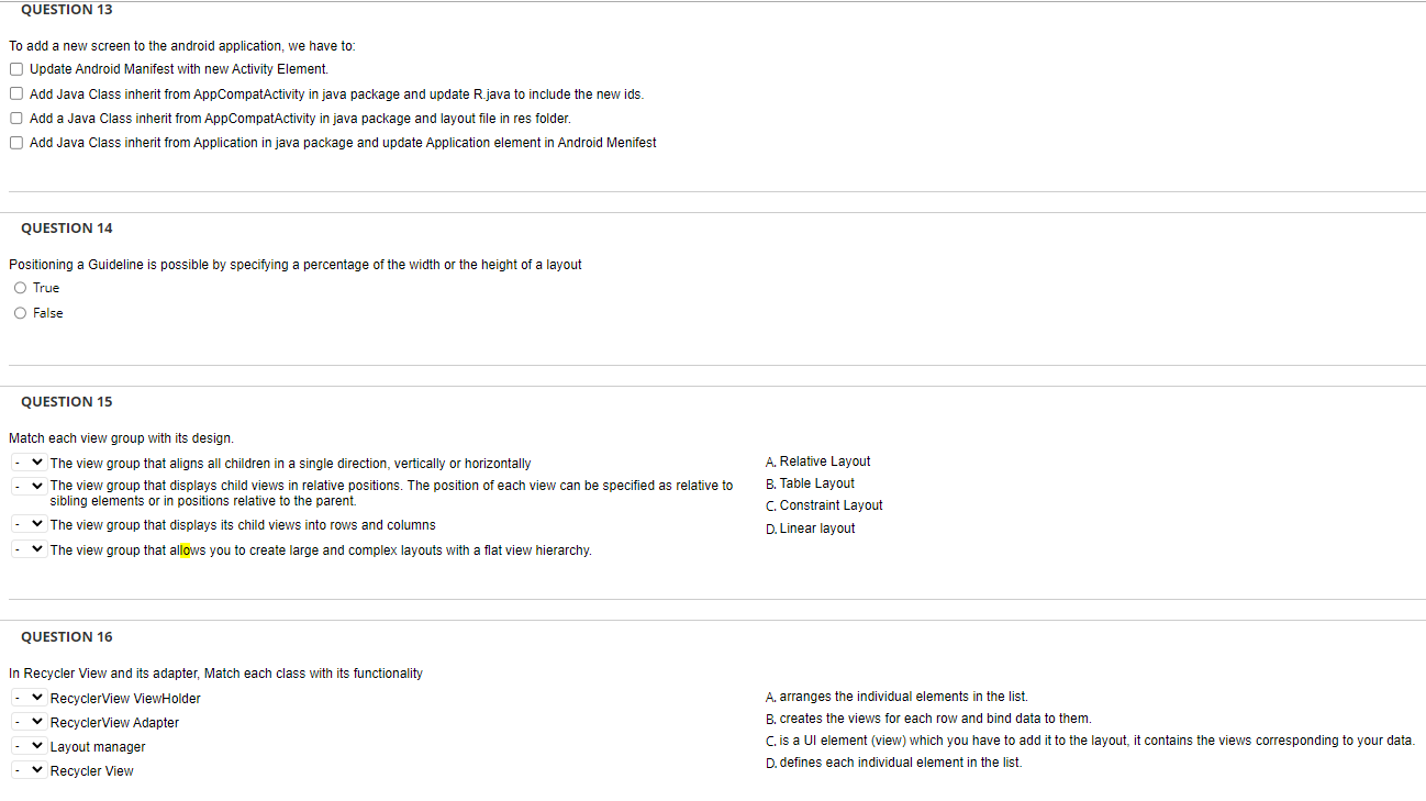 Solved I need all questions answered. Even the questions | Chegg.com