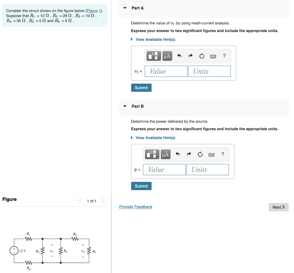 Solved Part A Consider the circuit shown on the figure below | Chegg.com