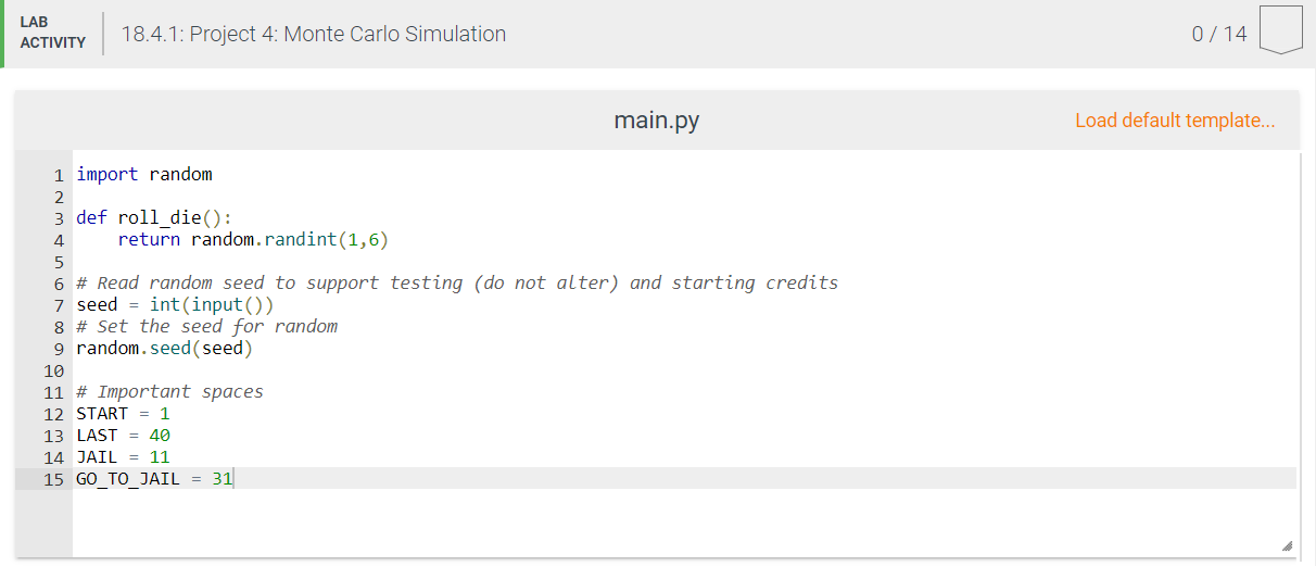 18.4 Project 4: Monte Carlo Simulation Summary Within | Chegg.com