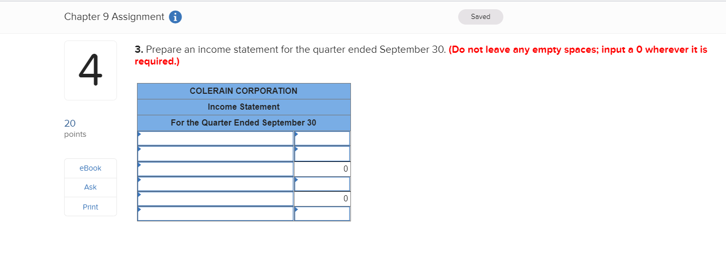 Solved Chapter 9 Assignment i Problem 9-17 Schedules of | Chegg.com