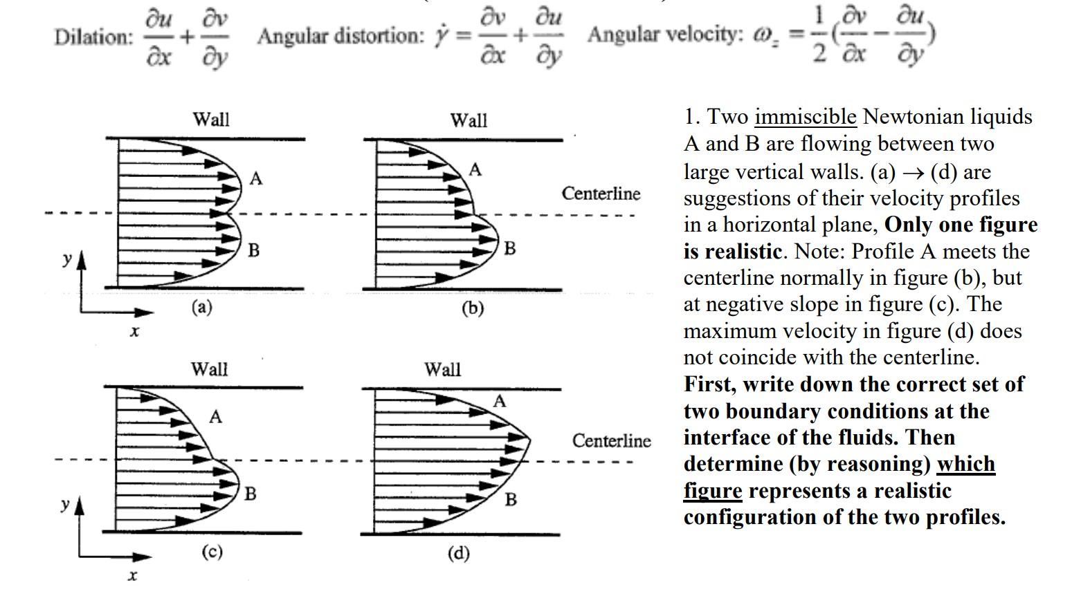 Dilation: ∂x∂u+∂y∂v Angular distortion: γ˙=∂x∂v+∂y∂u | Chegg.com