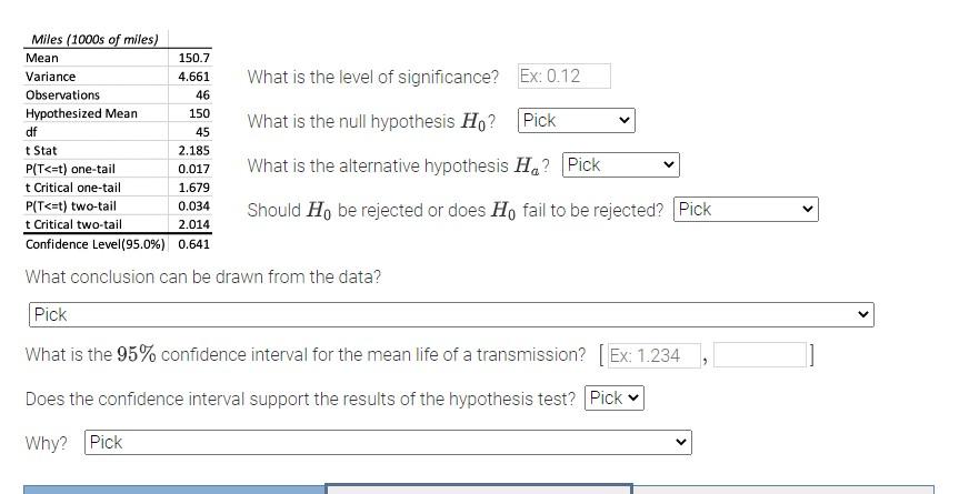 define null hypothesis and level of significance