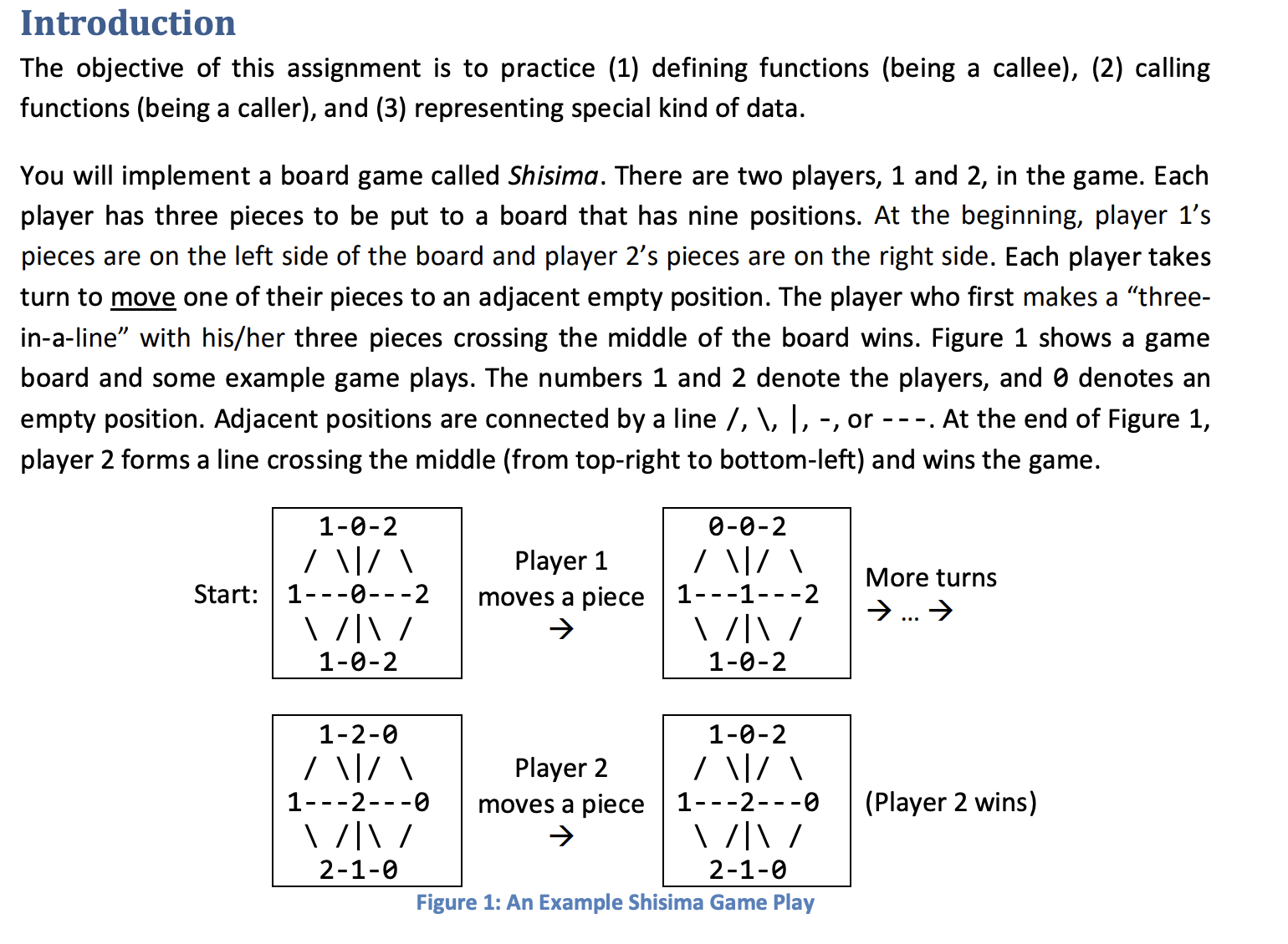 Solved Program Specification This section describes the | Chegg.com