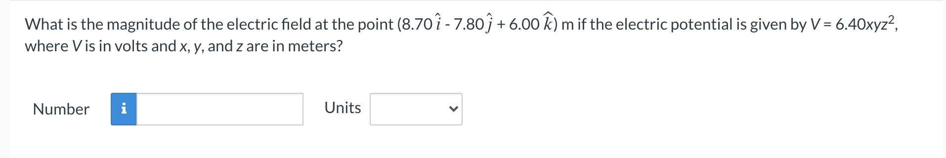 Solved What Is The Magnitude Of The Electric Field At The Chegg Com