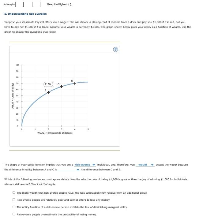 Solved Suppose your classmate Crystal offers you a wager: | Chegg.com