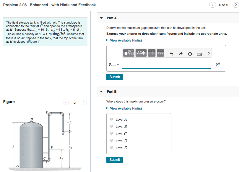 Solved Problem 2.08 Enhanced with Hints and Feedback 6 of 10 | Chegg.com