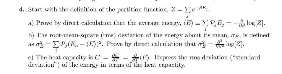 Solved 1 j 4. Start with the definition of the partition | Chegg.com
