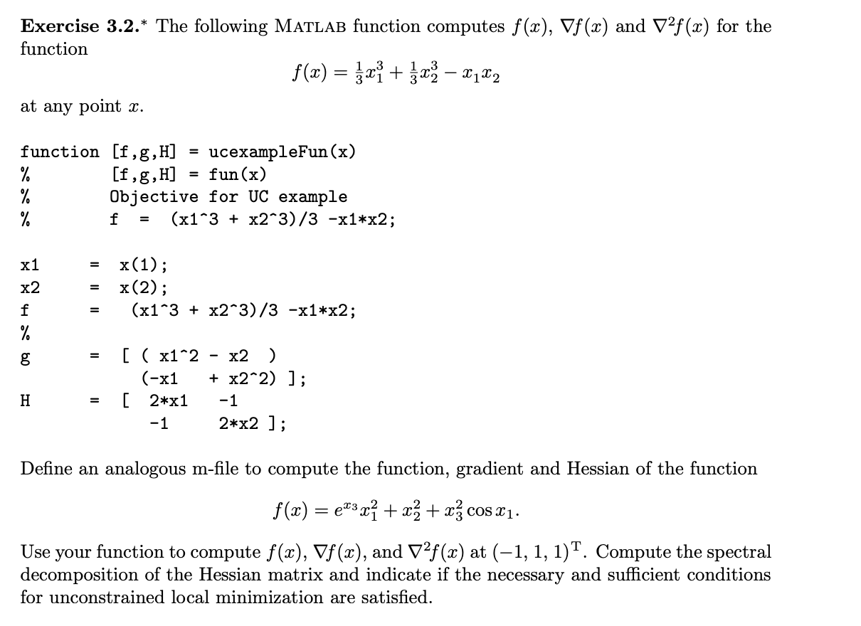 Solved This is a MATLAB question. Please solve it using | Chegg.com