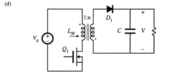 Solved Analysis of the DCM flyback converter. The flyback | Chegg.com