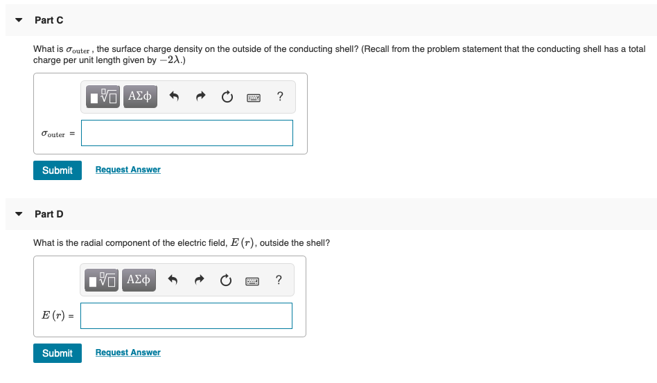 Solved (Figure 1)An infinitely long conducting cylindrical | Chegg.com