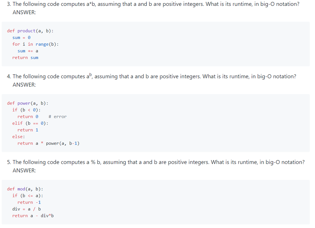 Solved 3. The Following Code Computes A*b, Assuming That A | Chegg.com