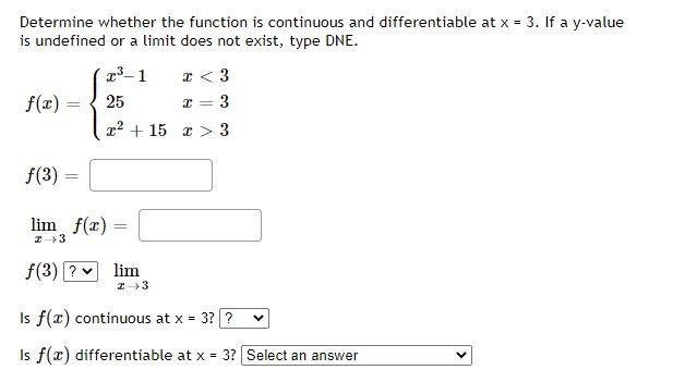 Solved Determine whether the function is continuous and | Chegg.com