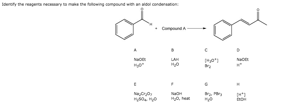 Solved Question 9 Identify The Reagents Necessary To Make 7464