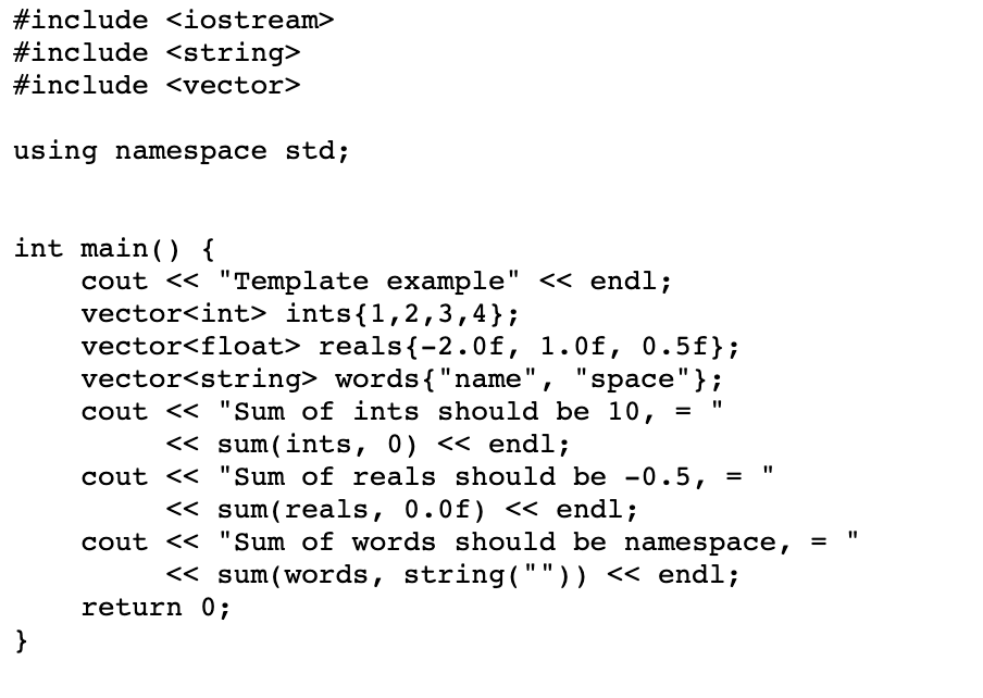 C++ Programming: PLEASE INCLUDE COMMENTS This lab | Chegg.com