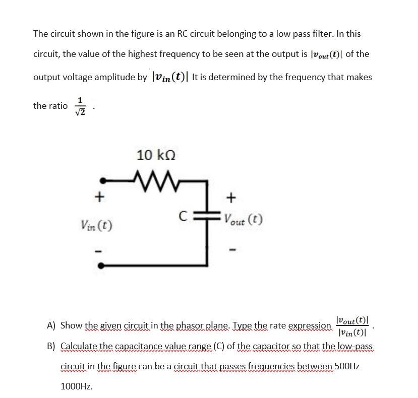 Solved The circuit shown in the figure is an RC circuit | Chegg.com