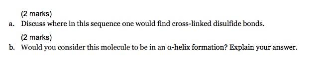 Solved Determining The Amino Sequence In A Protein Usually Chegg Com