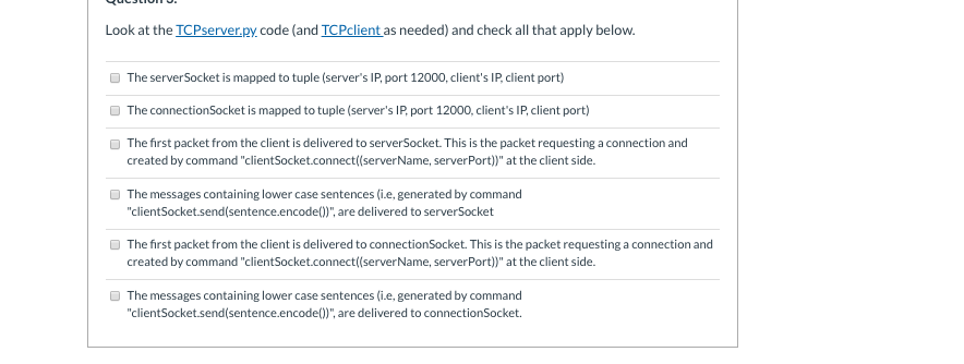 from socket import * # The socket module forms the | Chegg.com