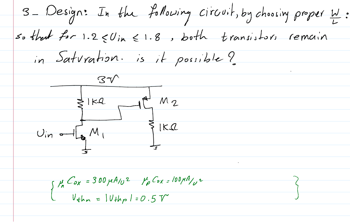 Solved 3-Design: In the following circuit, by choosing | Chegg.com