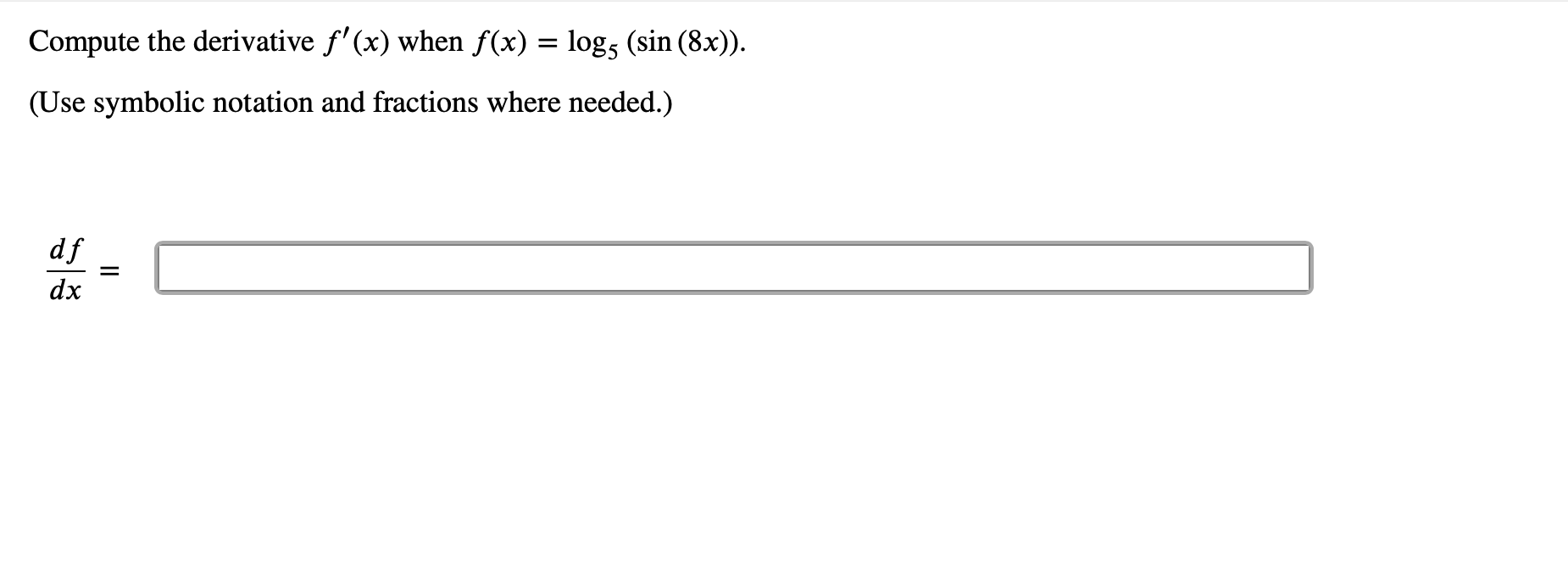 solved-find-the-derivative-of-the-function-y-6e-in-8x-chegg