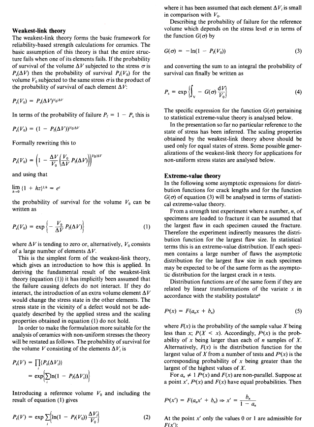 Solved What is weakest link theory?I will upload some | Chegg.com