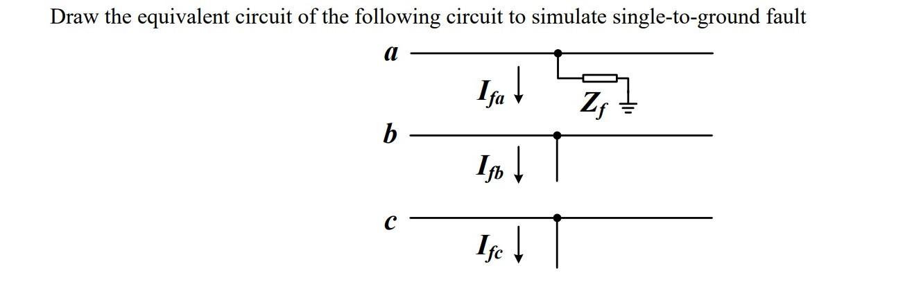 Solved Draw the equivalent circuit of the following circuit | Chegg.com