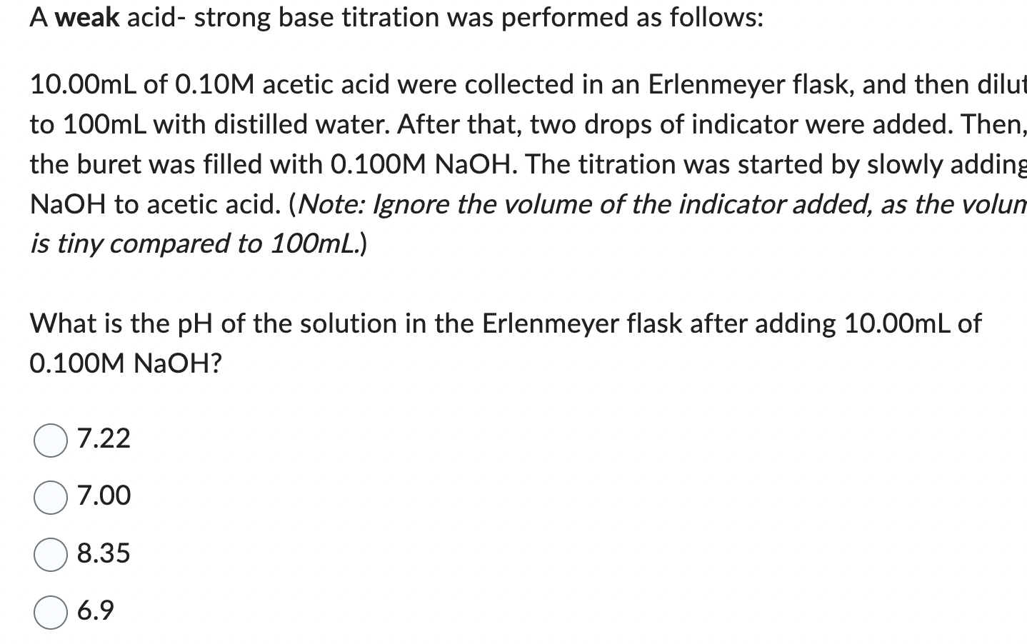 solved-a-weak-acid-strong-base-titration-was-performed-as-chegg