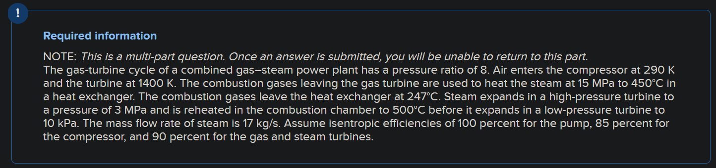 Solved Determine (a) the mass flow rate of air in the | Chegg.com