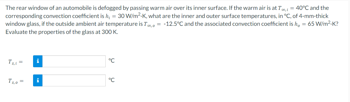 Solved The rear window of an automobile is defogged by | Chegg.com